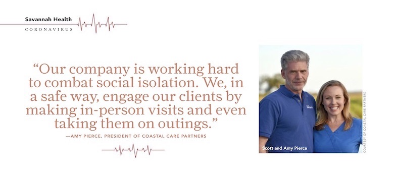 Our company is working hard to combat social isolation. We, in a safe way, engage our clients by making in-person visits and even taking them on outings.